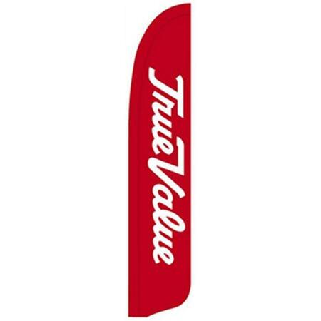 PERFECTPATIO 11 ft. True Value Blade Banner - Red PE3860194